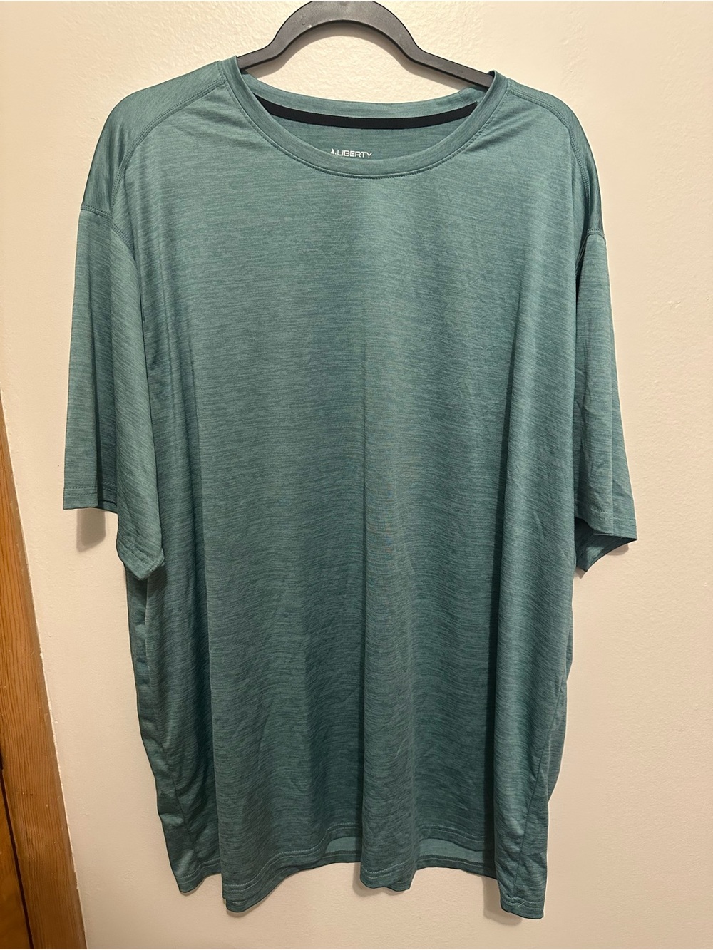Liberty Pro Men's 3XL Short Sleeve Active Crew Neck Shirt Green Heather